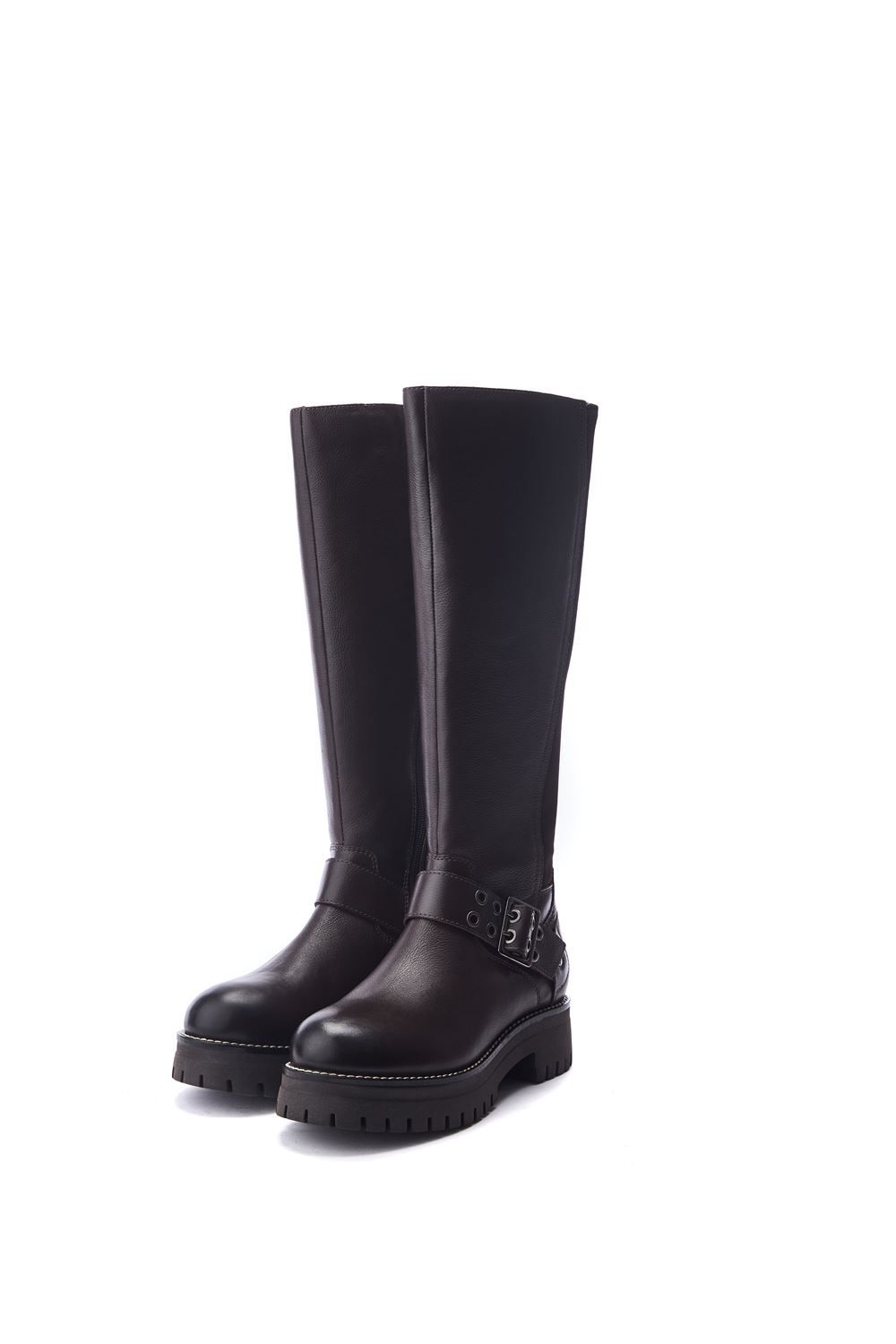 Moda In Pelle Remy' Leather Biker Boots