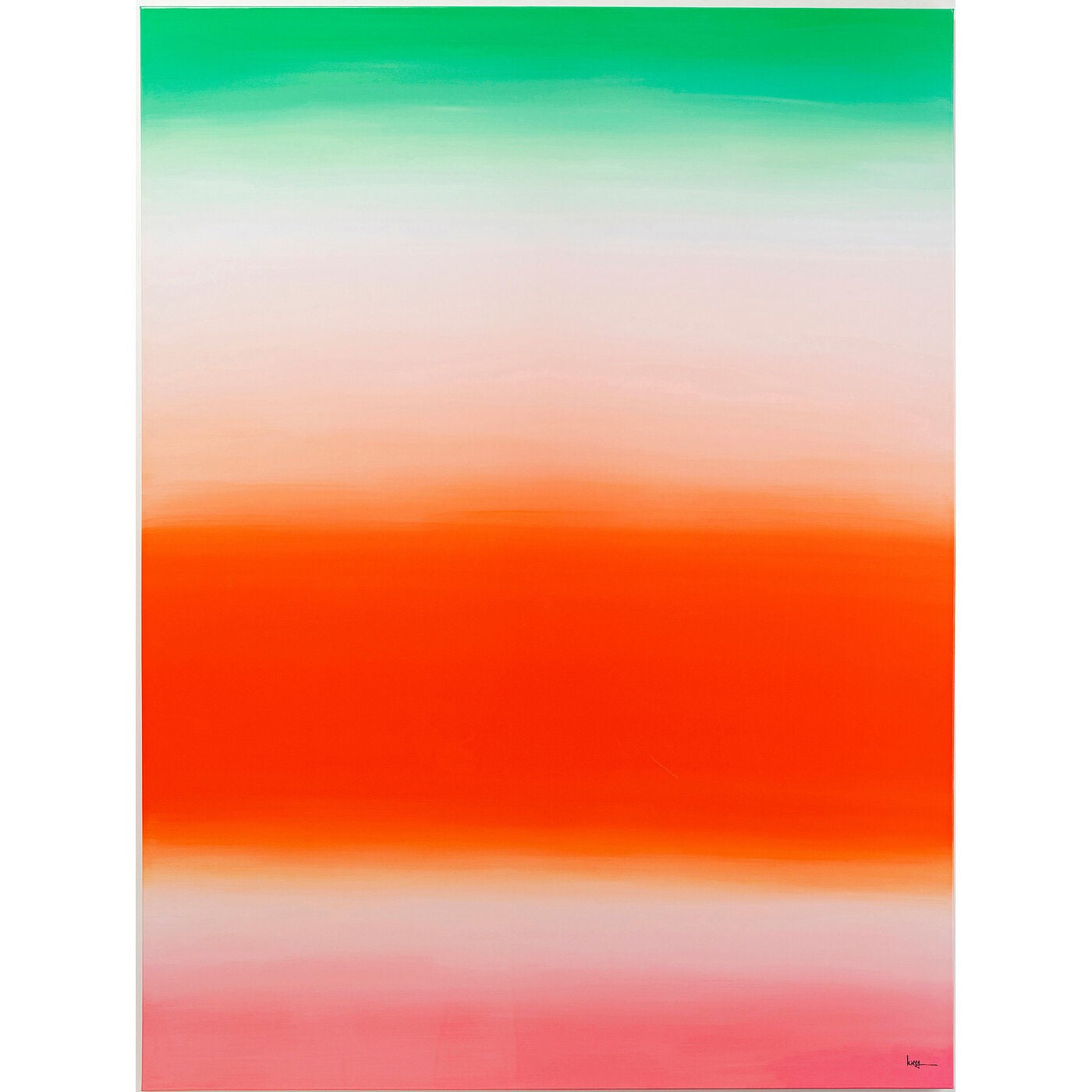 Kare Design Schilderij Tendency 120x160cm oranje