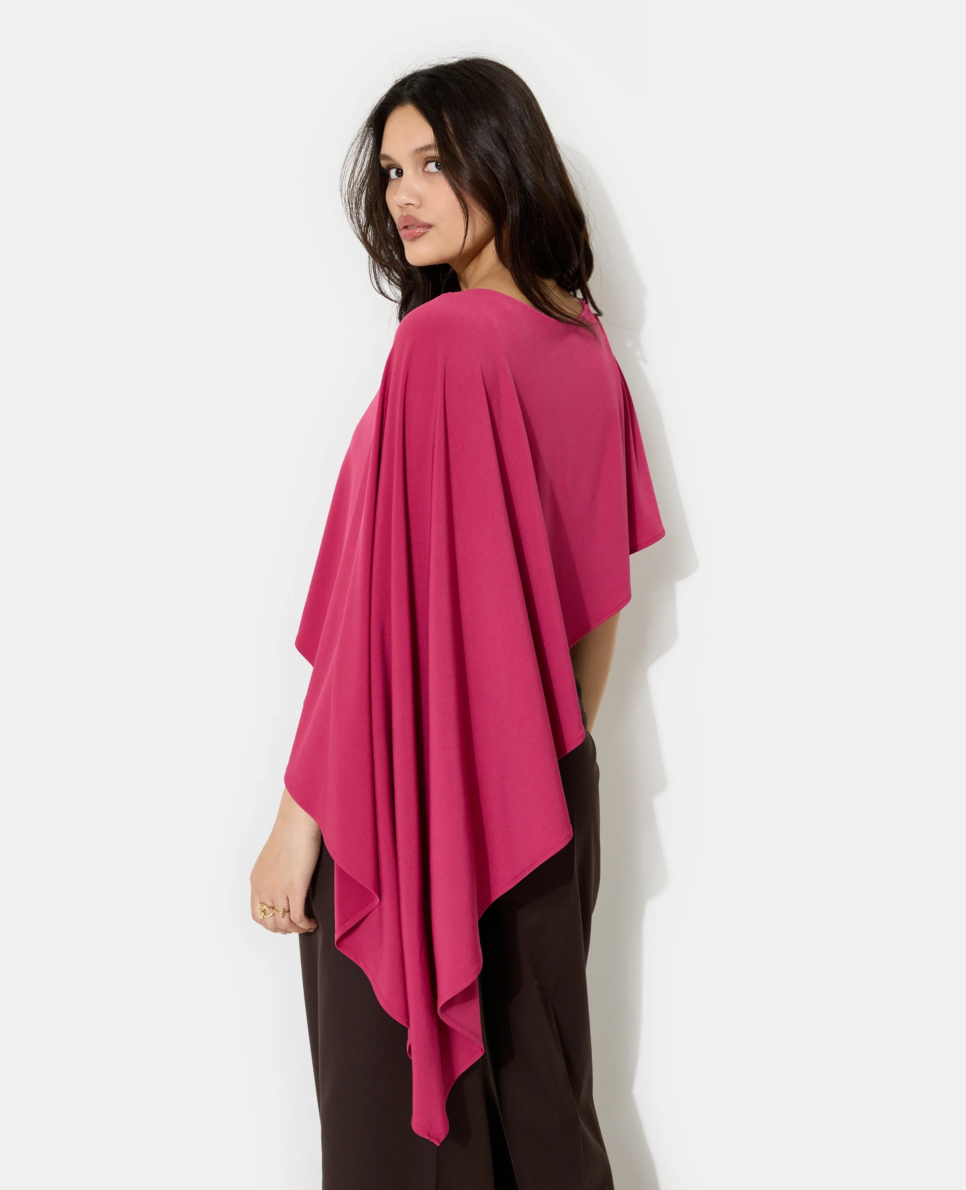 Body sans manches avec cape intégrée