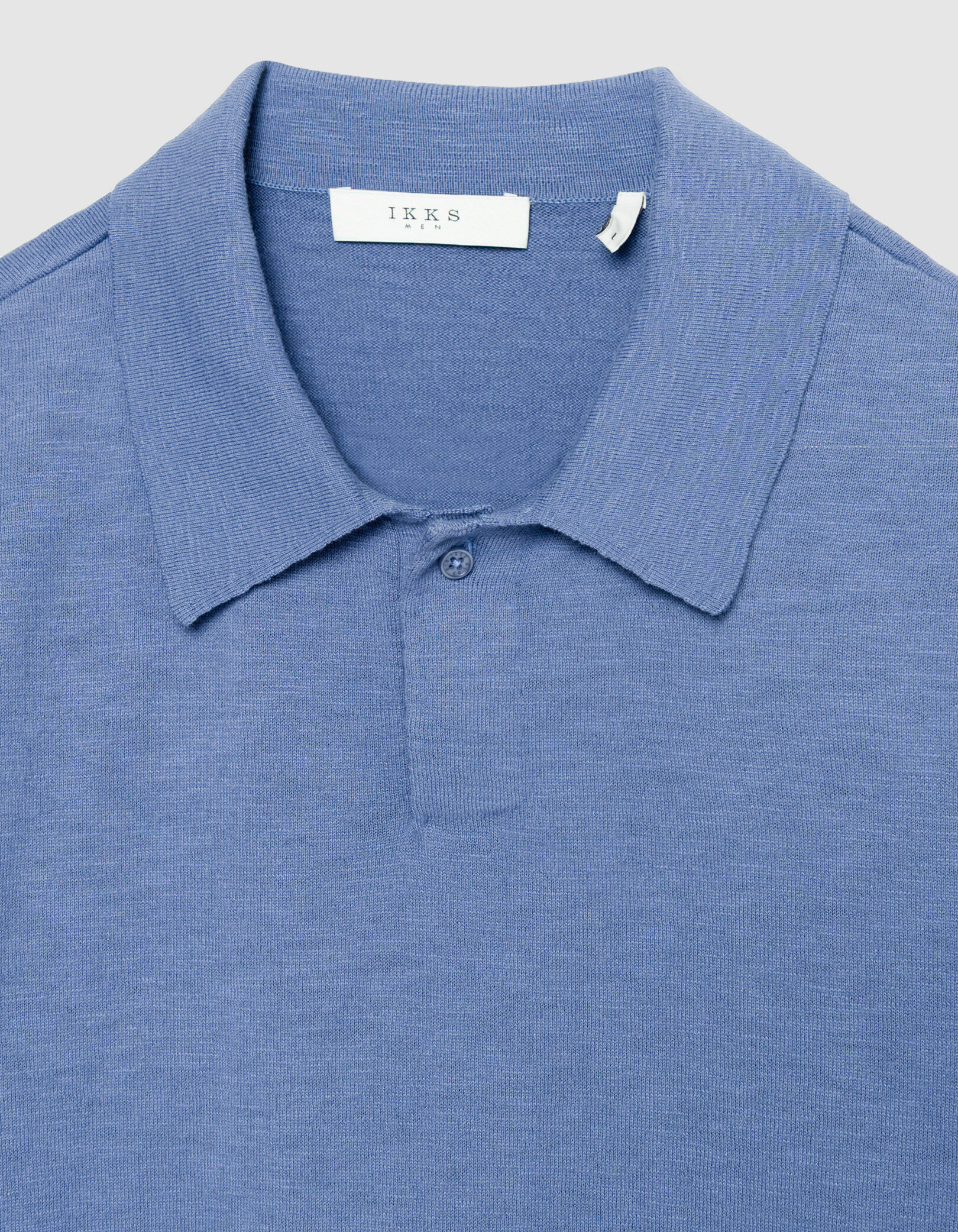 Polo manches courtes vert maille flammée Homme