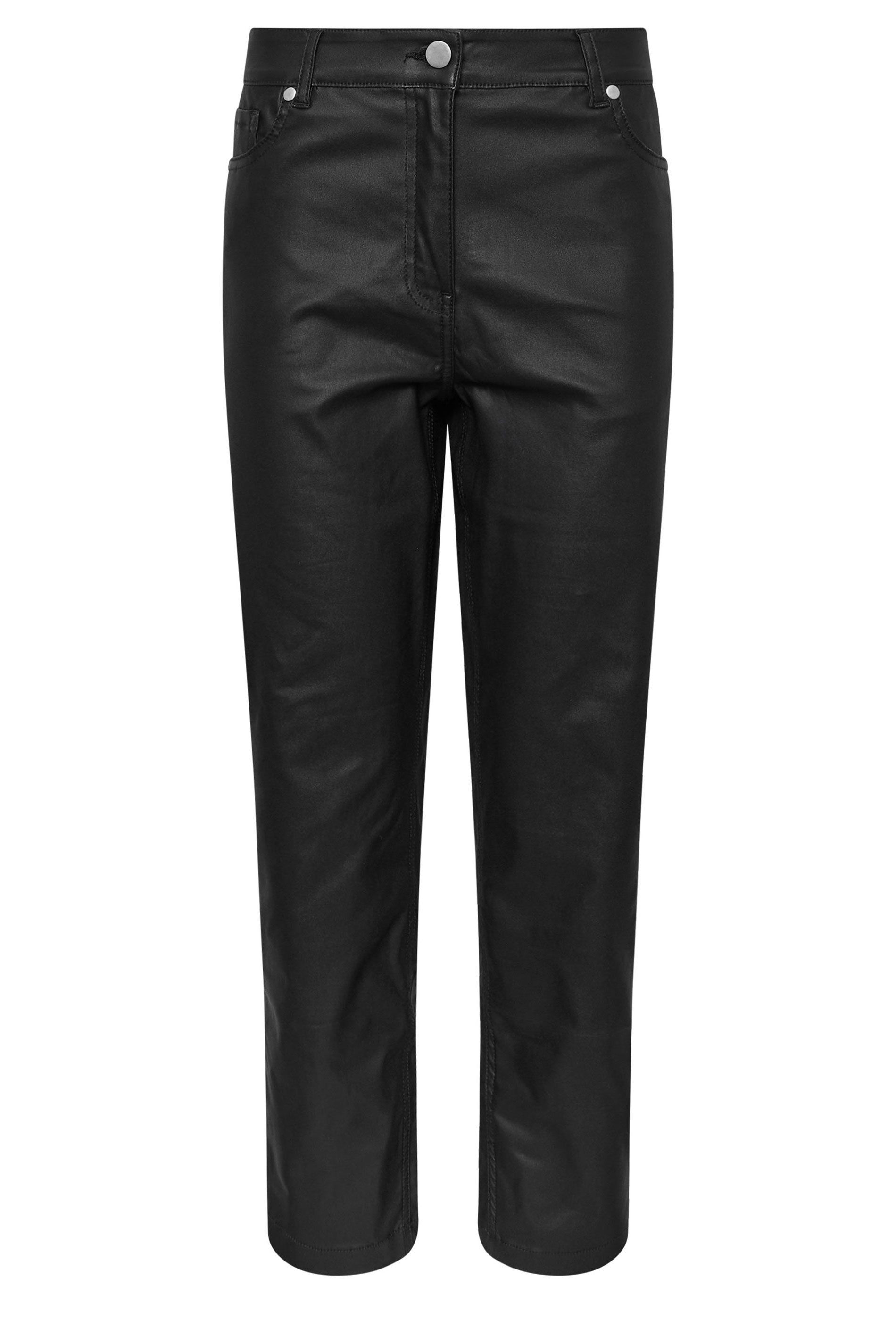 M&Co Coated Straight Leg Jeans
