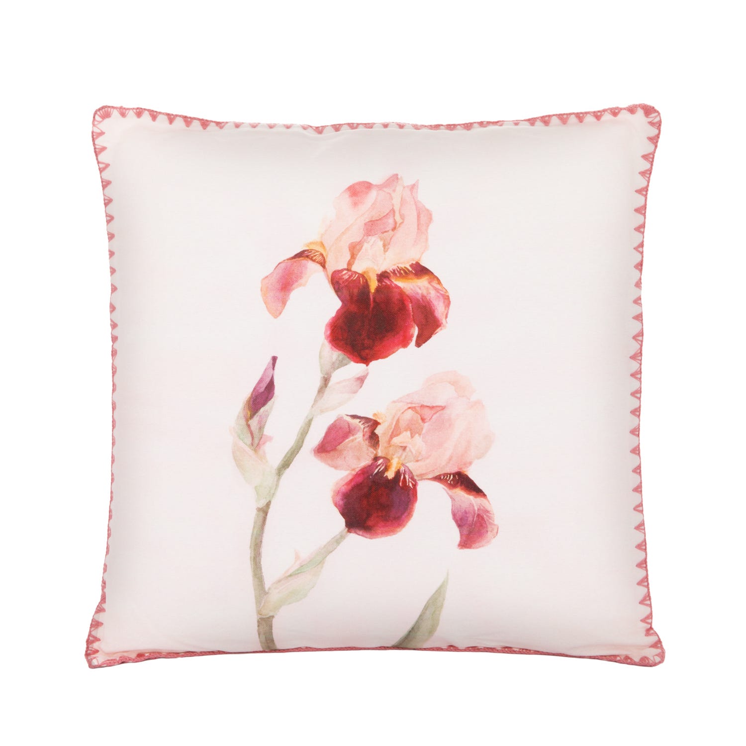 Cuscino divano 45x45 cm fiore iris