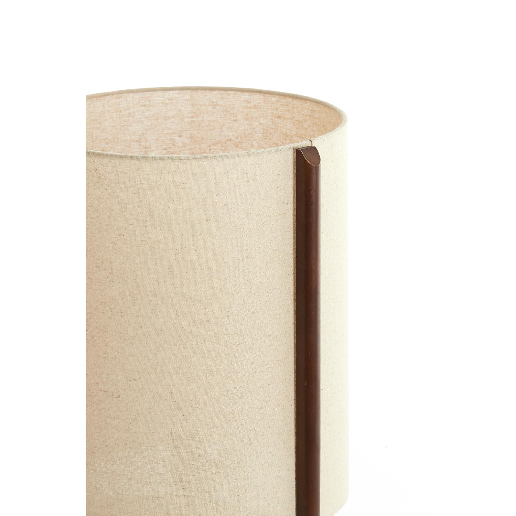 Light & Living Tafellamp Litto - Donkerbruin - Ø35cm