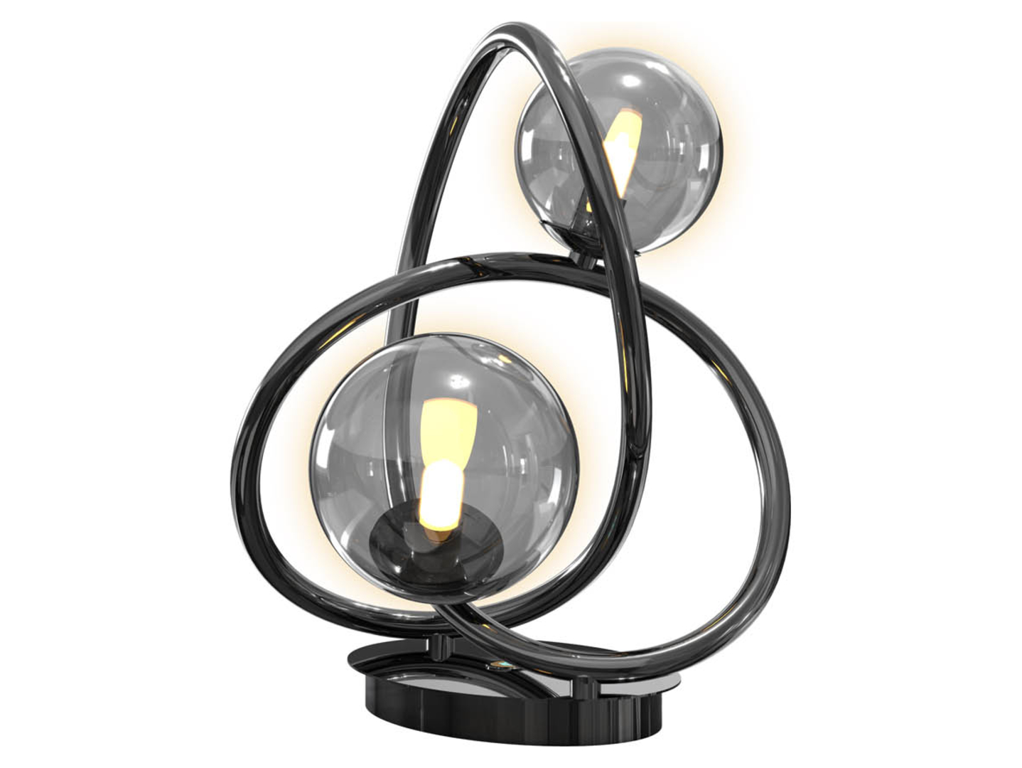 Lampa stołowa Nancy 2-punktowametalowa czarna
