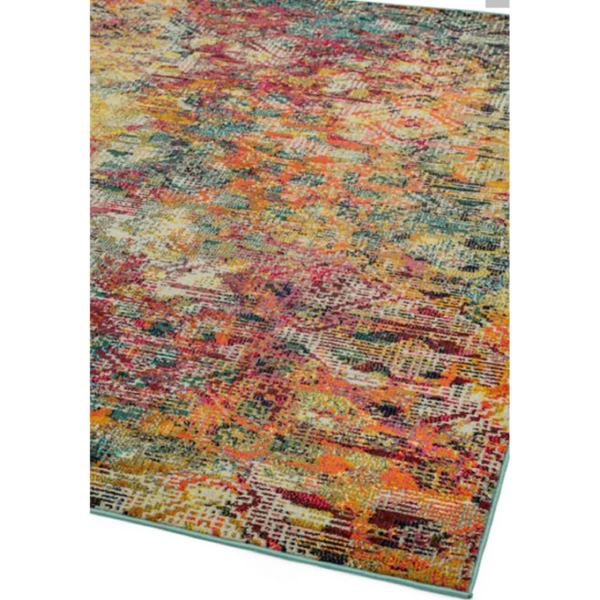 DIGITAL - Tapis de salon tissé plat en Polypropylène Multicolore 160x230 cm