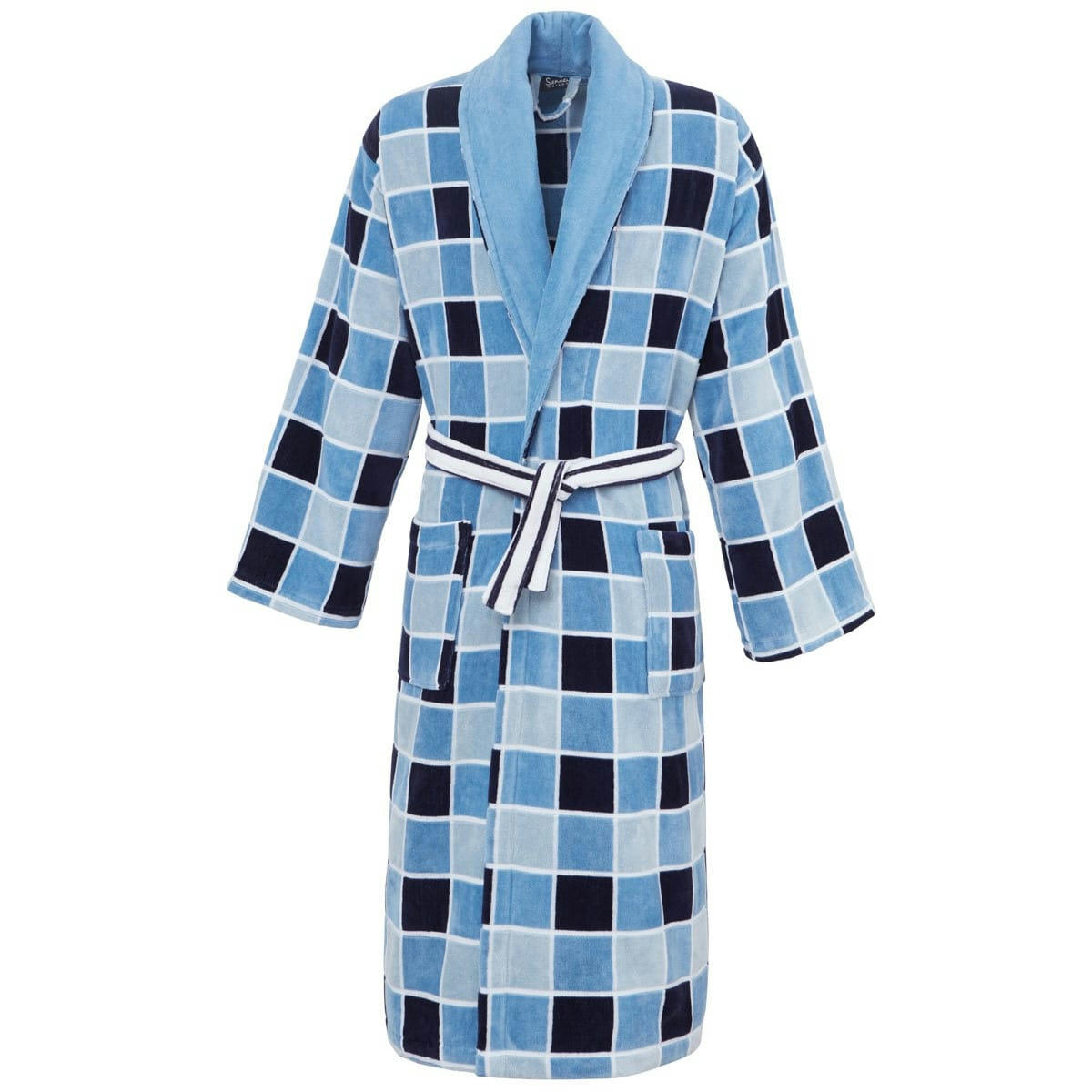 YELLOWSTONE - Peignoir col châle velours 420gr/m²   L