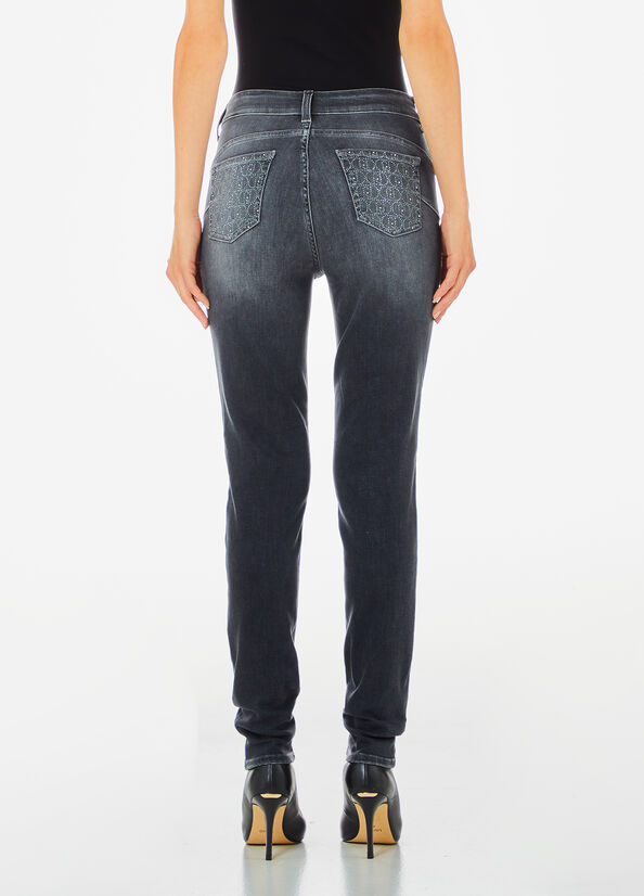 Jeans skinny bottom up