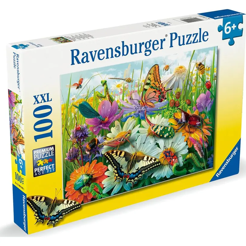 Puzzle 100-teilig Wunderwelt der Insekten