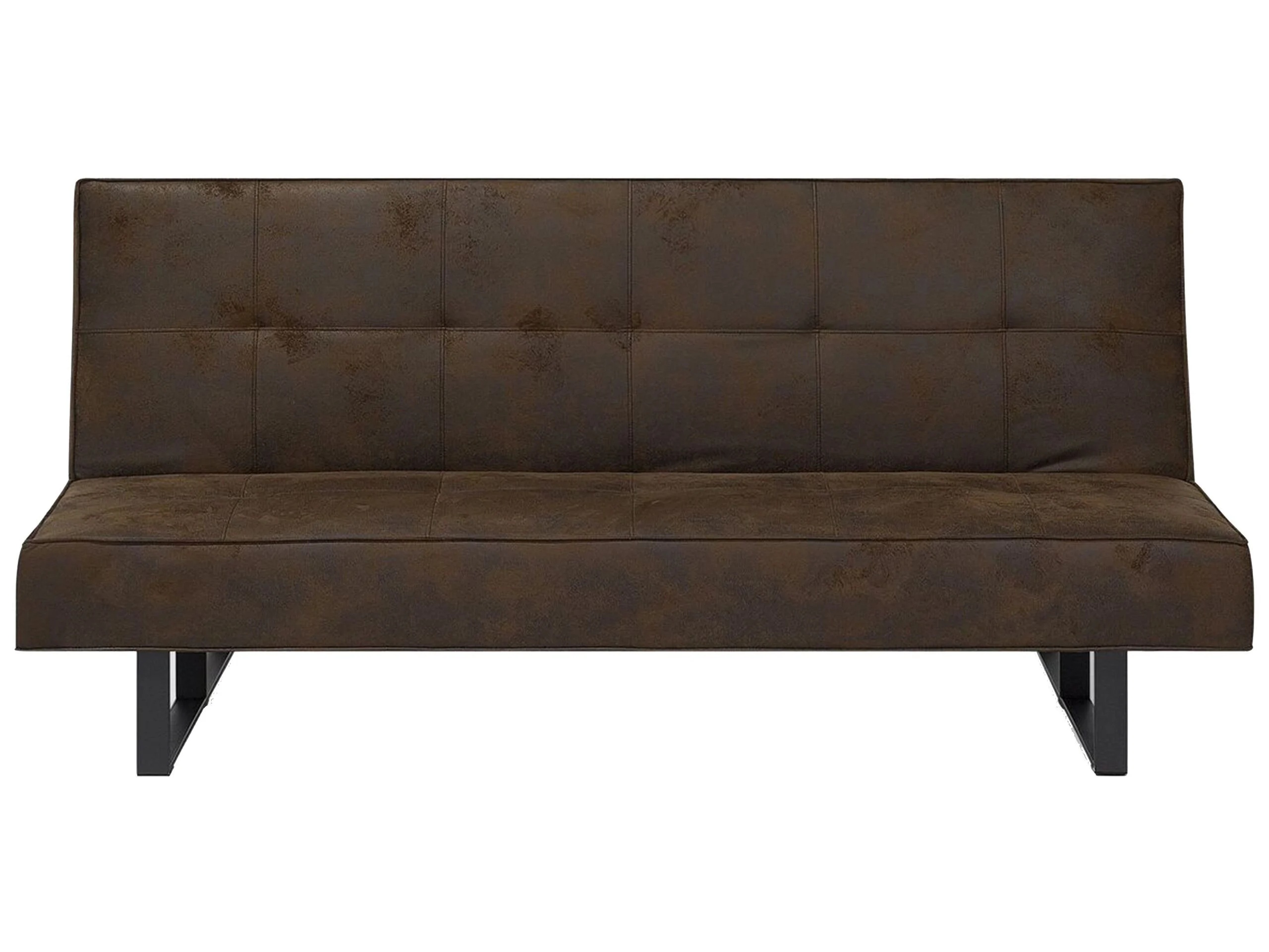 Sofa kanapa rozkładana brązowa