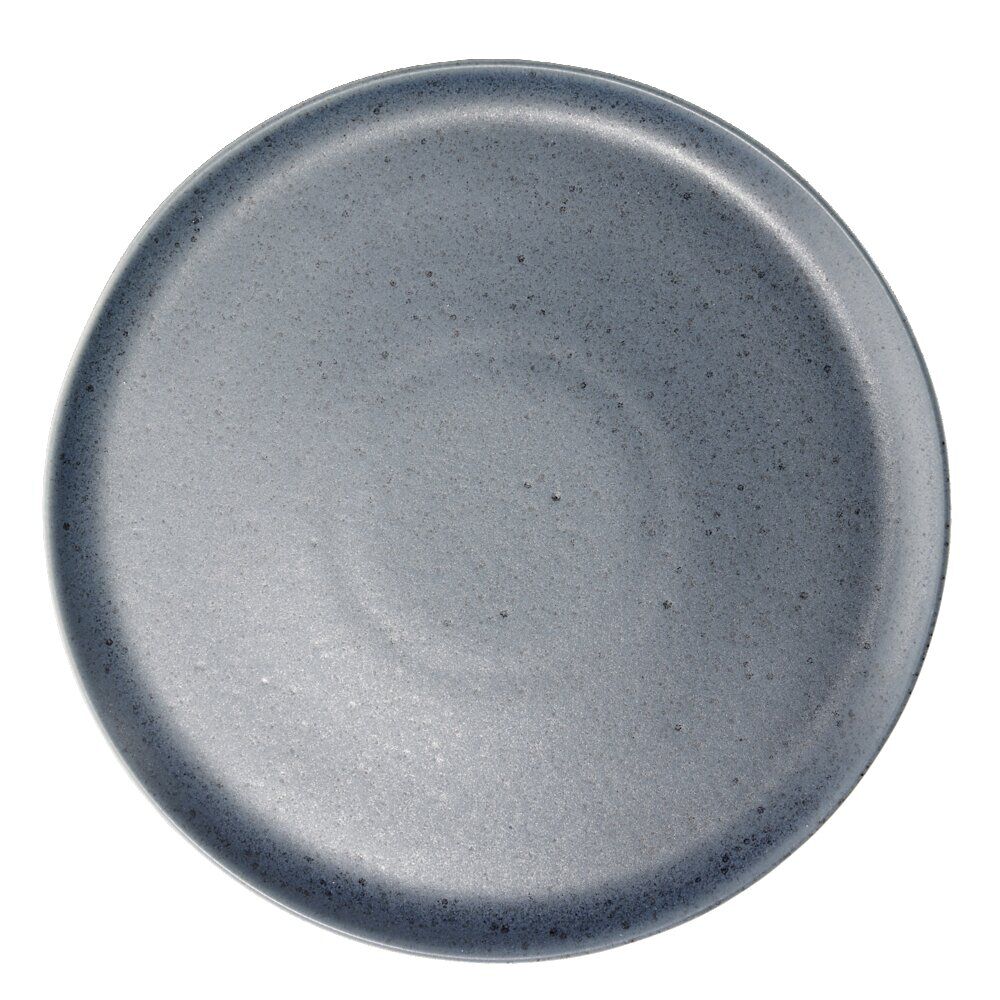 Assiette plate Julie en grès bleu Ø27cm