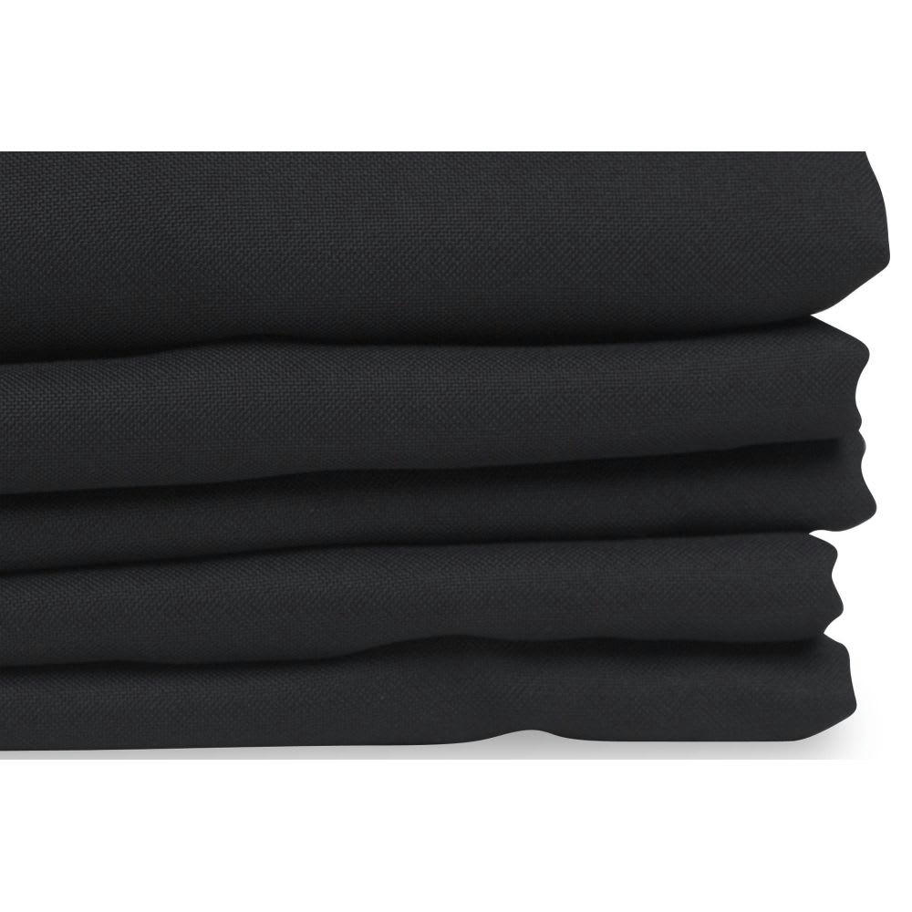 - Rideau occultant noir 140 x 260