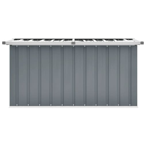NNEVL Garden Storage Box Grey 129x67x65 cm