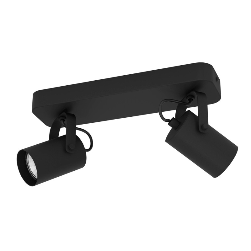 Spot Sorego noir GU10 2 x 3 W EGLO