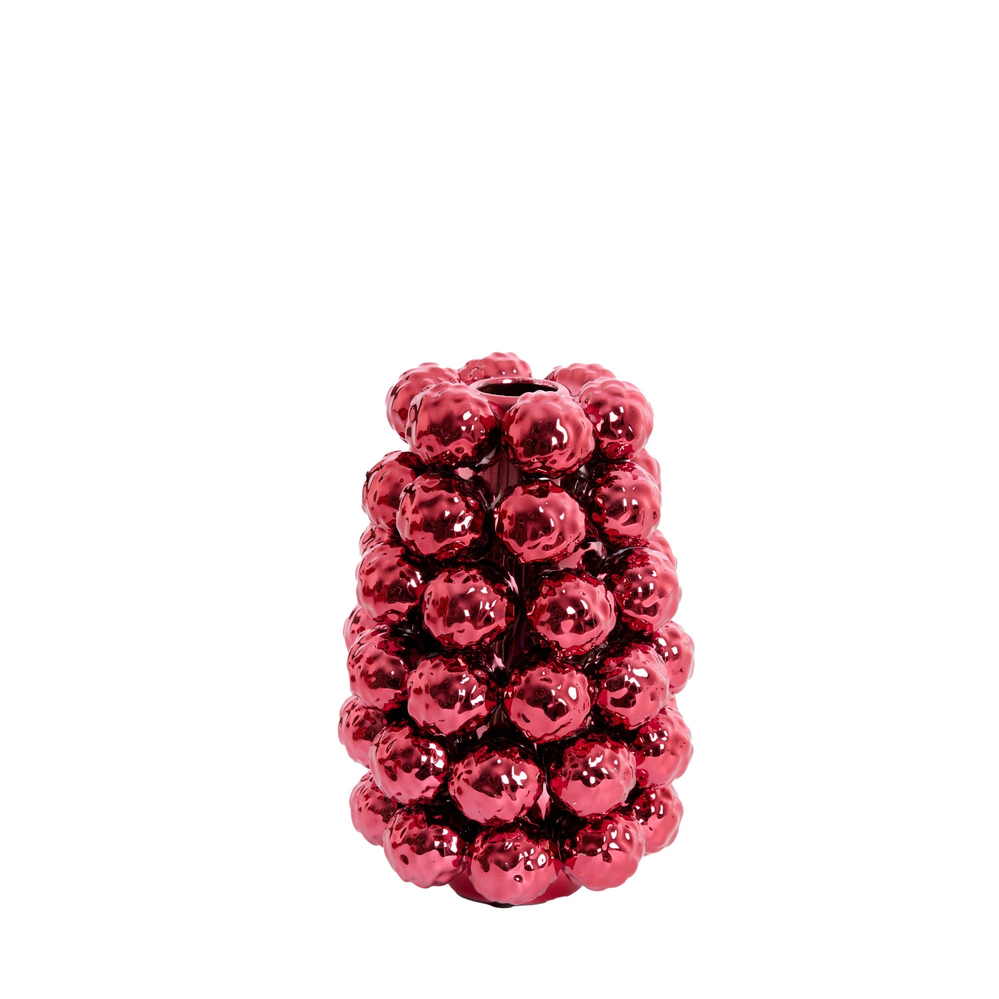 Light & Living vaas Butang - rood - Ø16cm