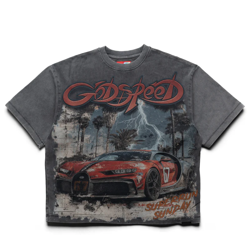 Godspeed New York Gatti Miami Superrun Tee - Grey Wash