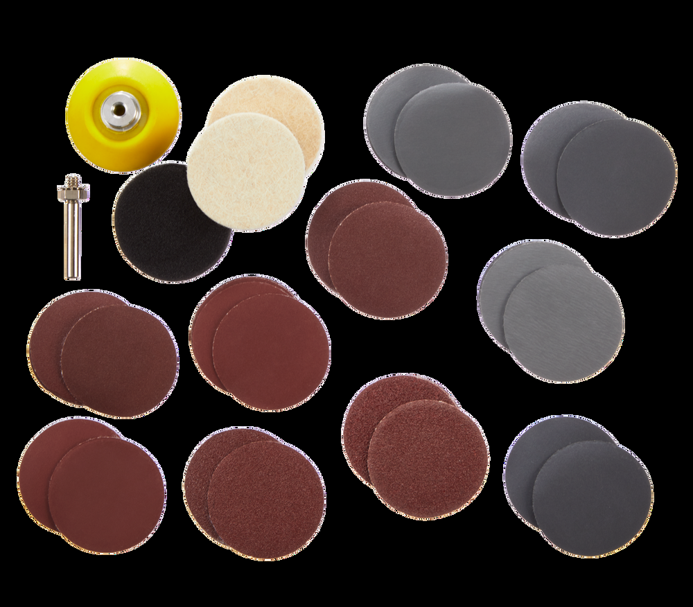 Mastercraft Rotary Sanding & Polishing Set, 2-in, 85-pc