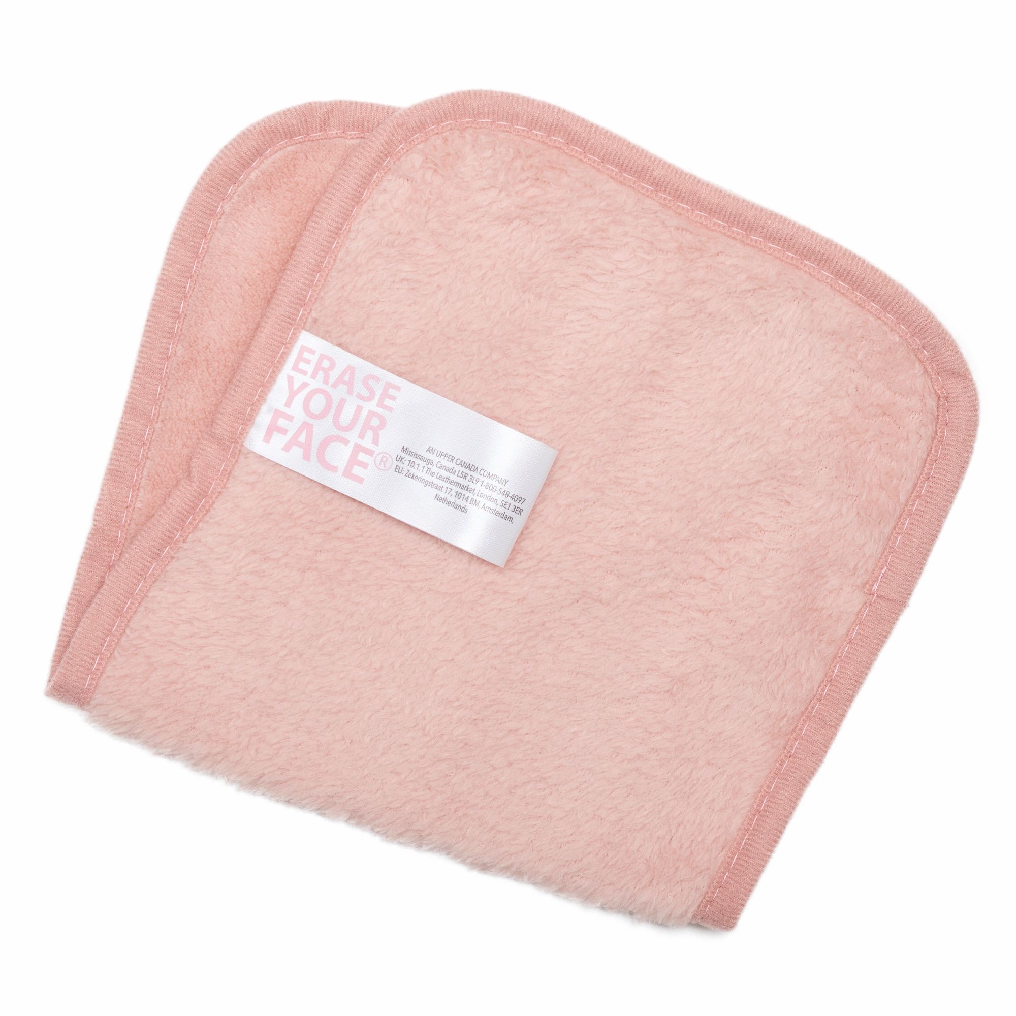 Erase Your Face Makeup Removing Cloth Pink 1pc