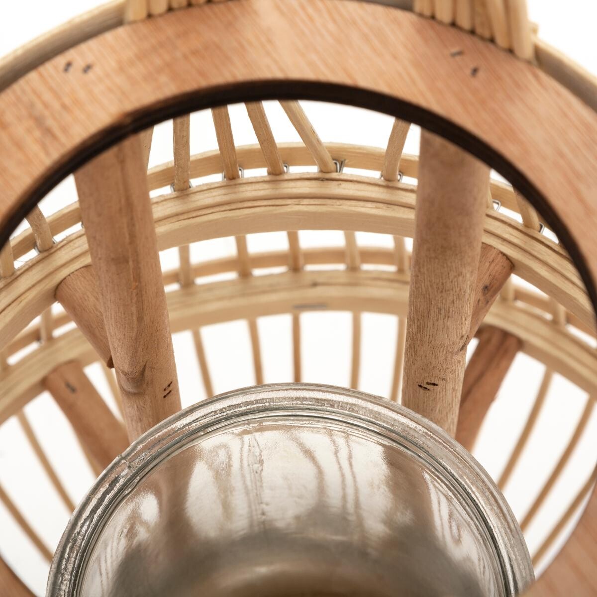 Lantern "Basket" Rattan, H.38 cm
