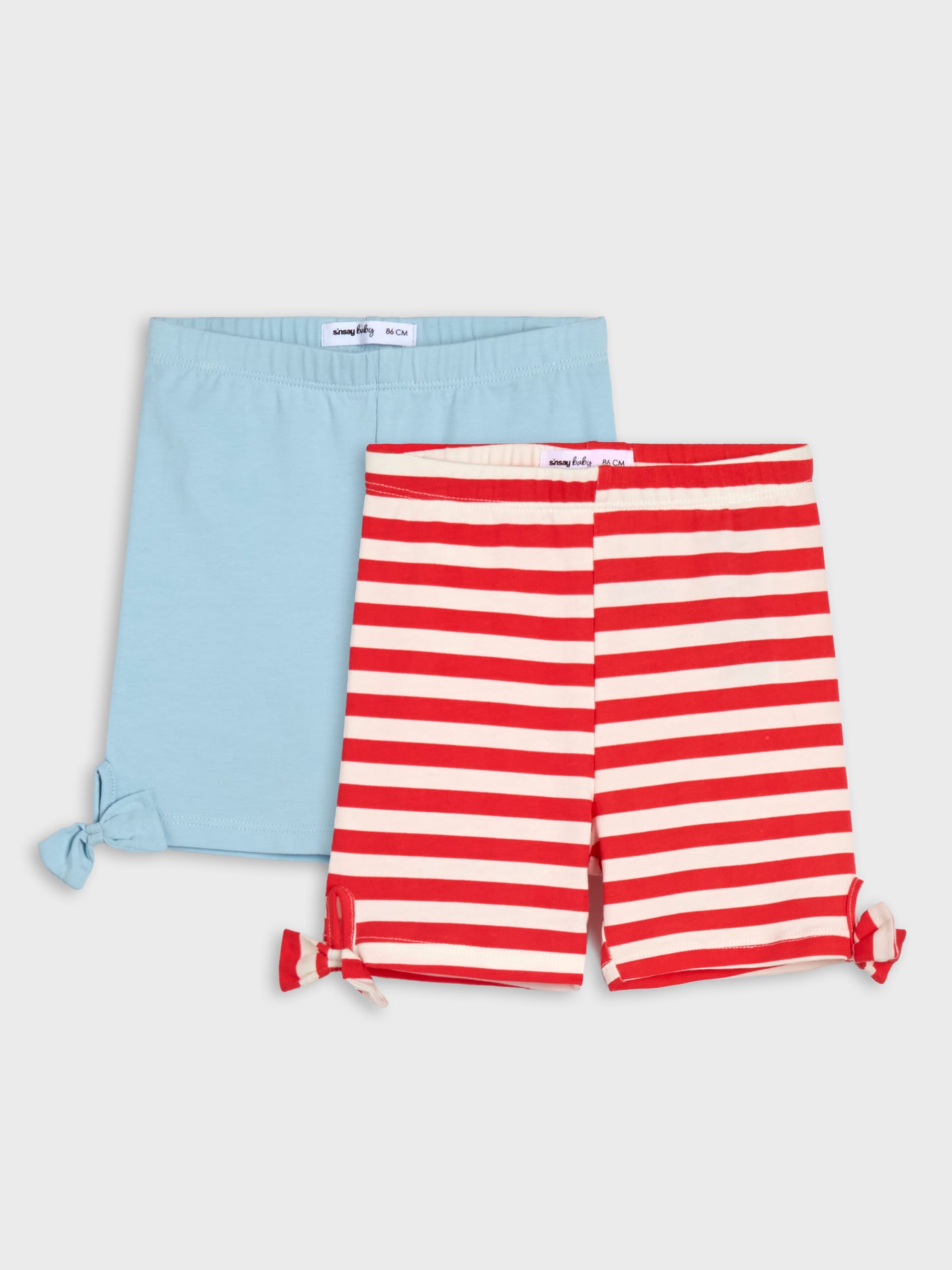 Szorty z dekoracyjną kokardą 2 pack