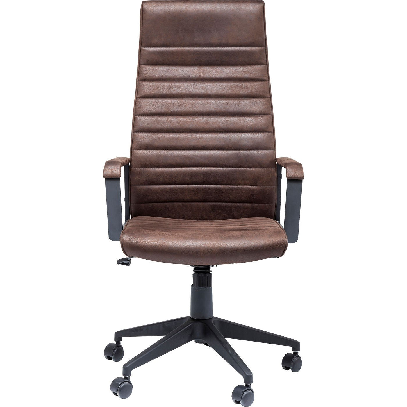 Kare Design Draaibare Bureaustoel Labora hoog donkerbruin