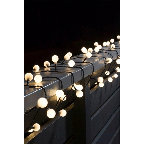 LED Globe-Lichterkette, 4,8 W, Kunststoff