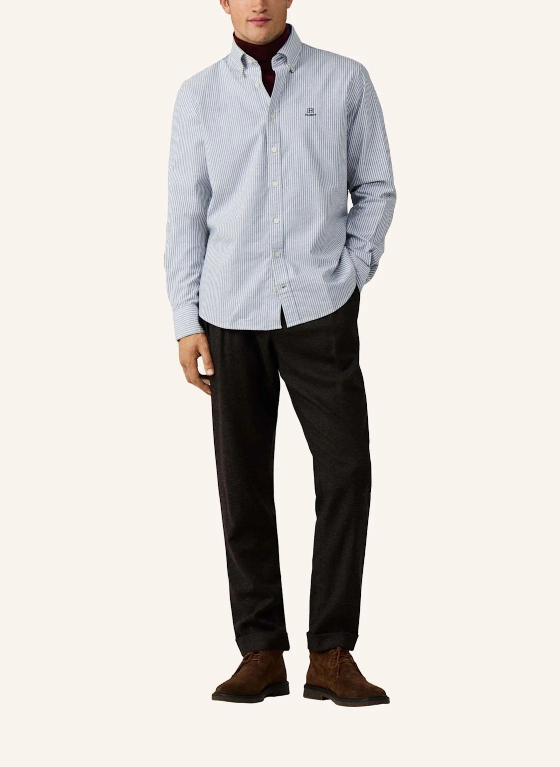 HACKETT LONDON Freizeithemd HERITAGE ESS STR OX