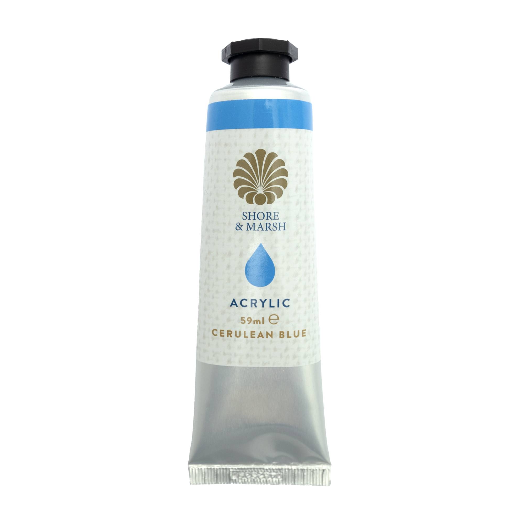 Shore & Marsh Cerulean Blue Acrylic Paint 59ml