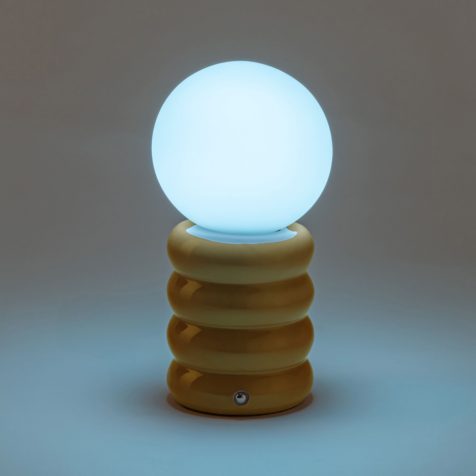 URANIA - Lampe à poser en céramique - jaune argan