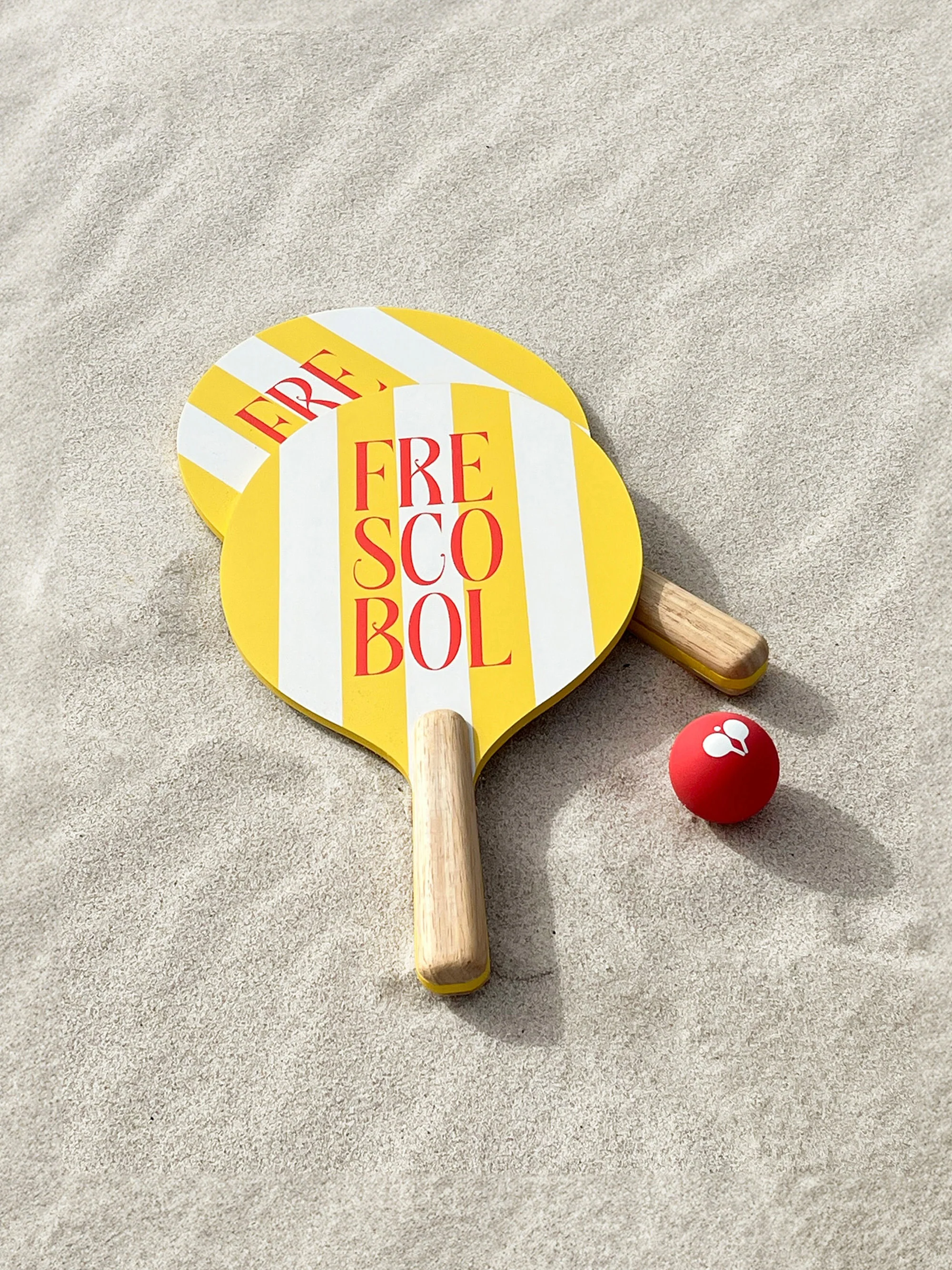 Beach Tennis Set Frescobol, 3er-Set