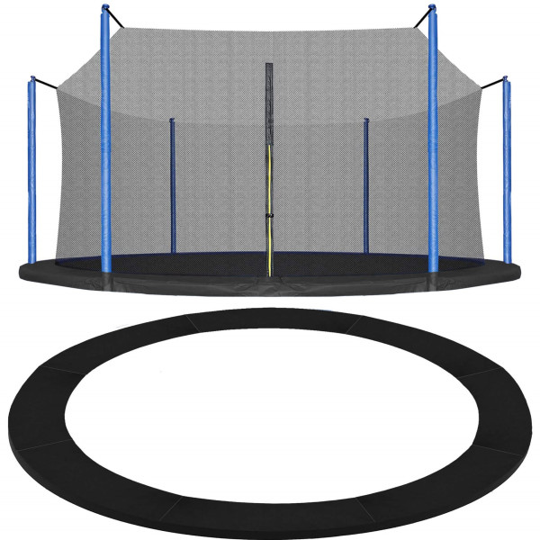 Siatka do trampoliny wewnętrzna z osłoną na sprężyny 244 cm 8 FT 6 słupków