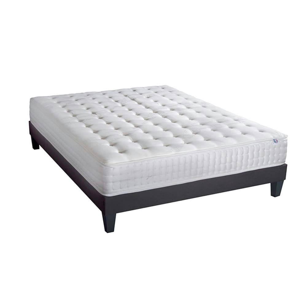 APOLLON - Ensemble  140x190  Matelas + Sommier Bois