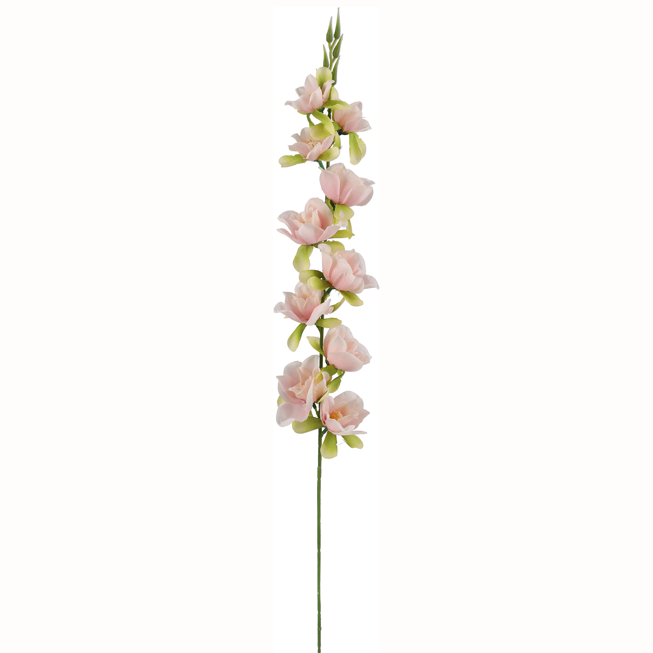 Roślina Sztuczna Gałązka Orchidei Różowa Kwiat Sztuczny Jak Żywy 75 Cm