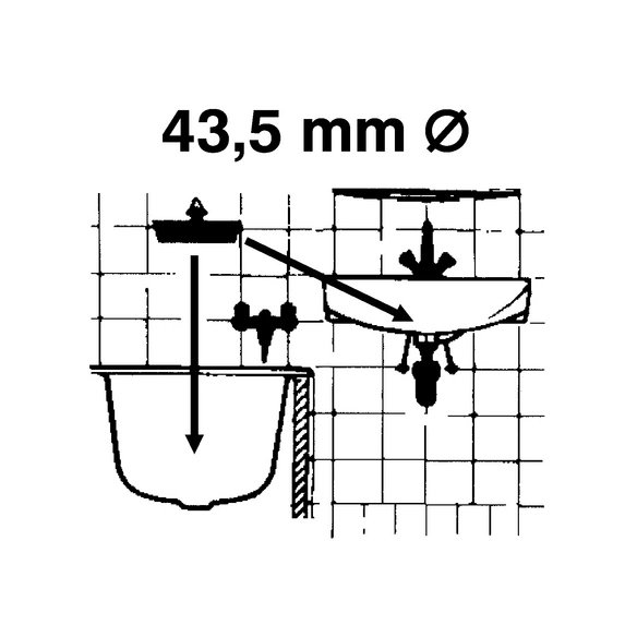 Ventilstopfen, Kunststoff, schwarz