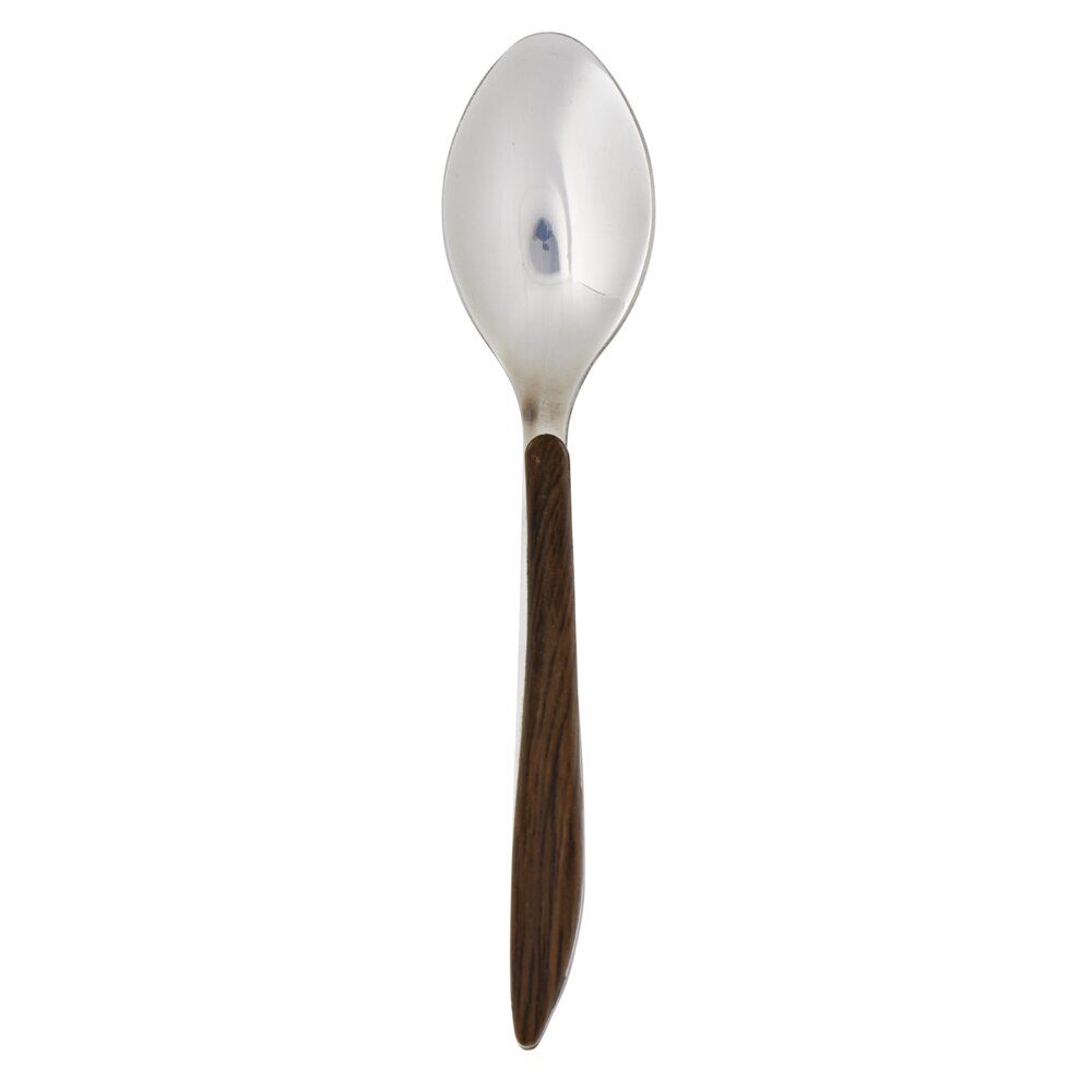 Cuillère à café L13,5cm acier manche marron