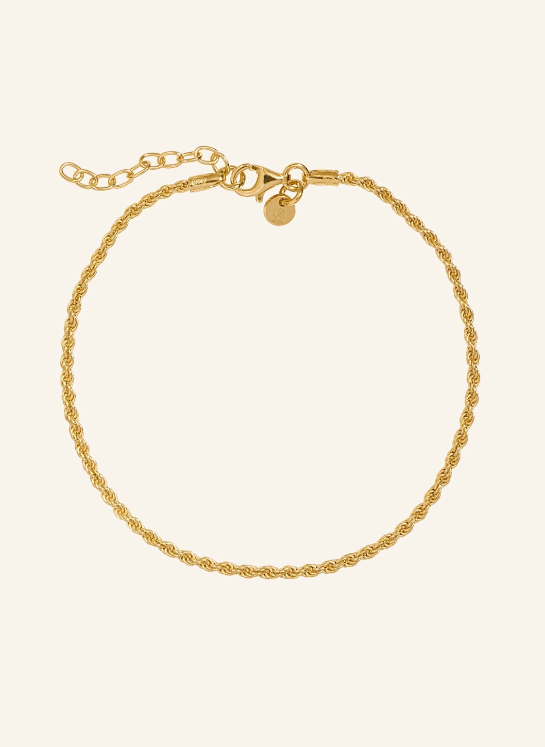 Pompidou Armband MINI RUBY BOLD ROPE CHAIN by GLAMBOU