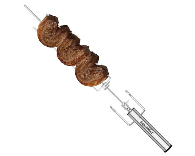 EspetoSul Premium Battery Powered BBQ Rotisserie Kit