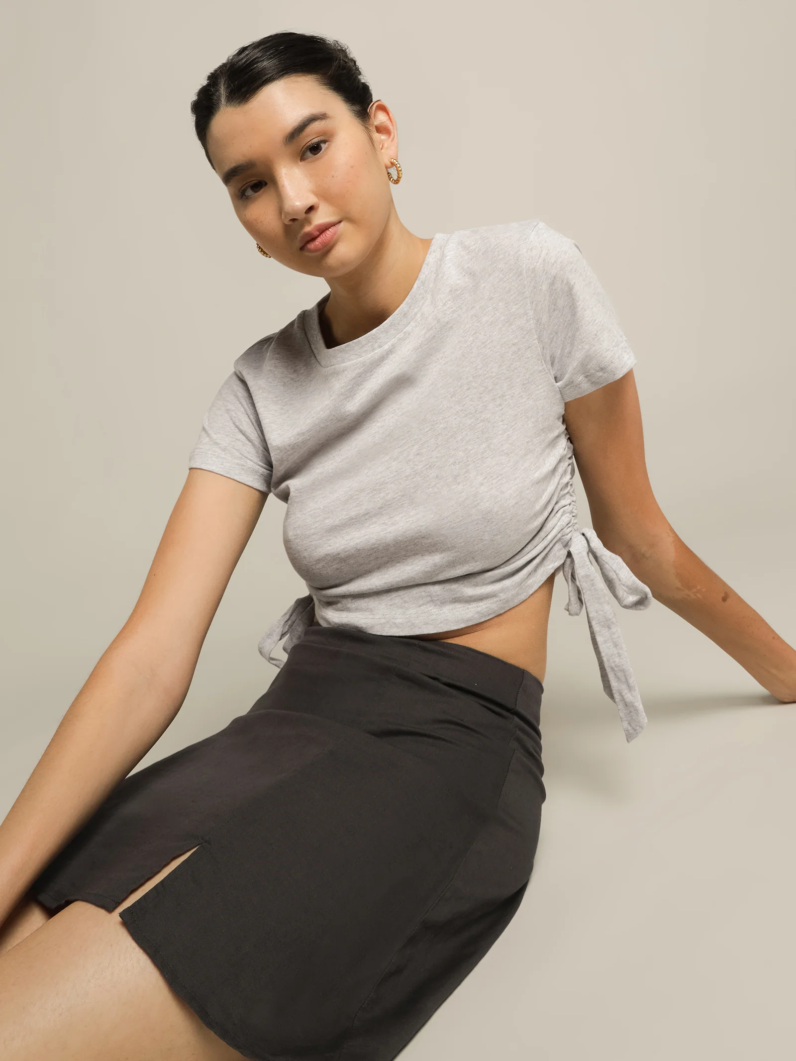 Nima Linen Mini Skirt