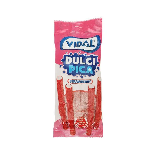 Vidal Fizzy Strawberry Pencils 90g
