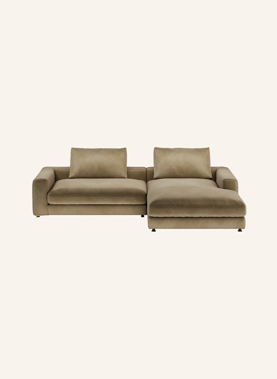 nydo Ecksofa XL MOSLER, rechts, Velours