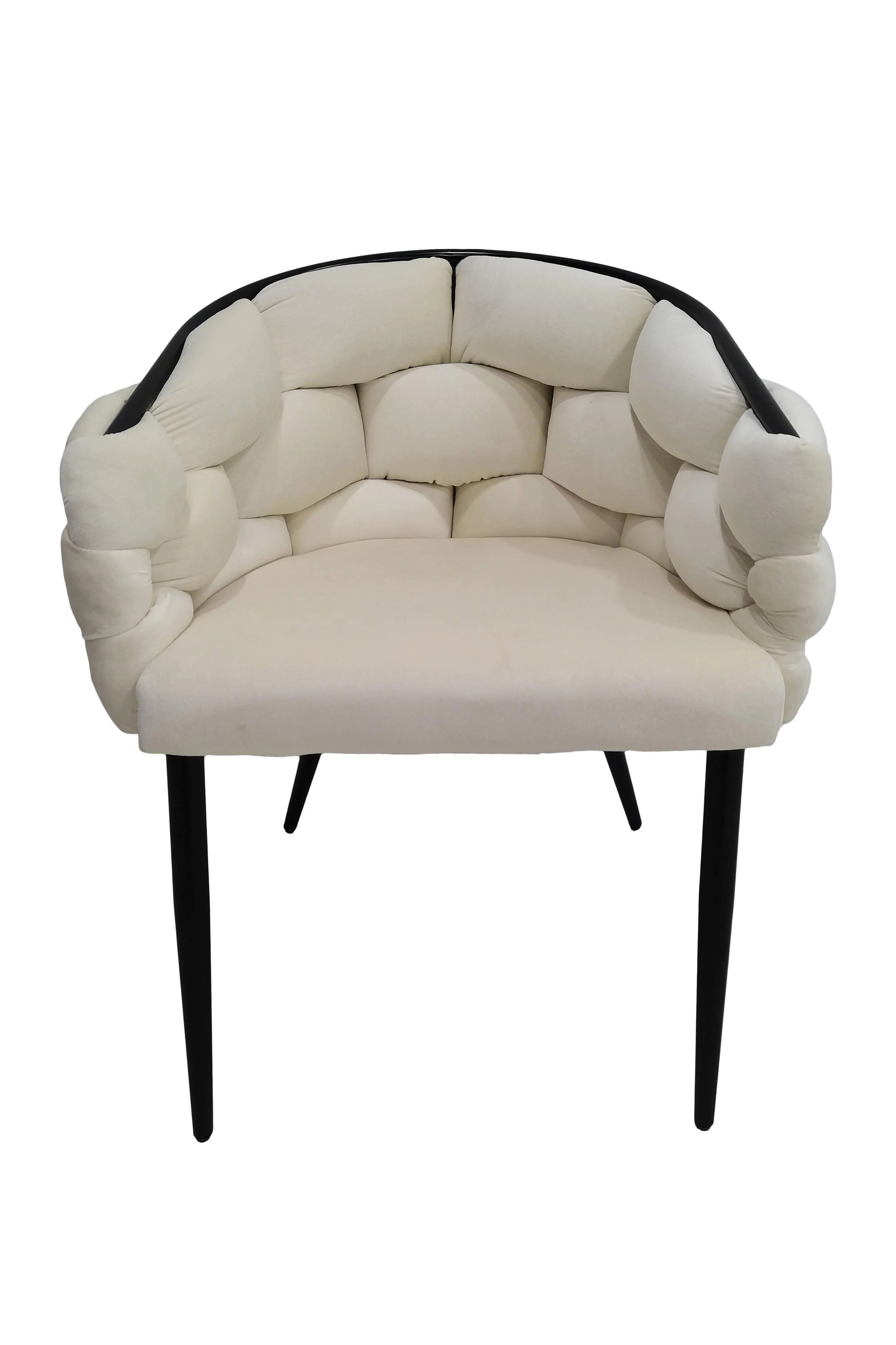 Set van 2 eetkamerstoelen Grace velvet