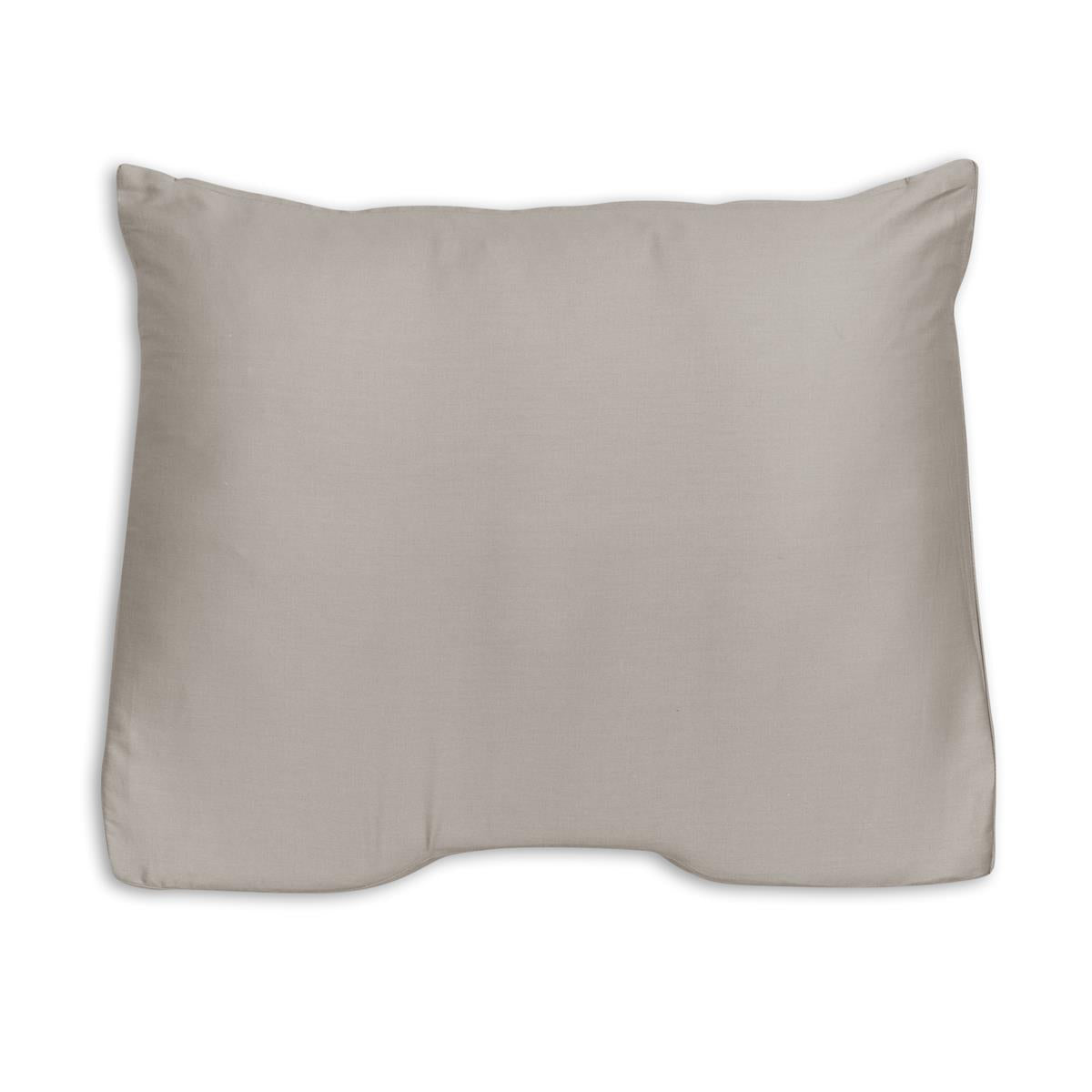 Silvana Support - Katoensatijn Kussensloop Schoudercontour voor kussen Paars - 60 x 60/70 cm - Zand