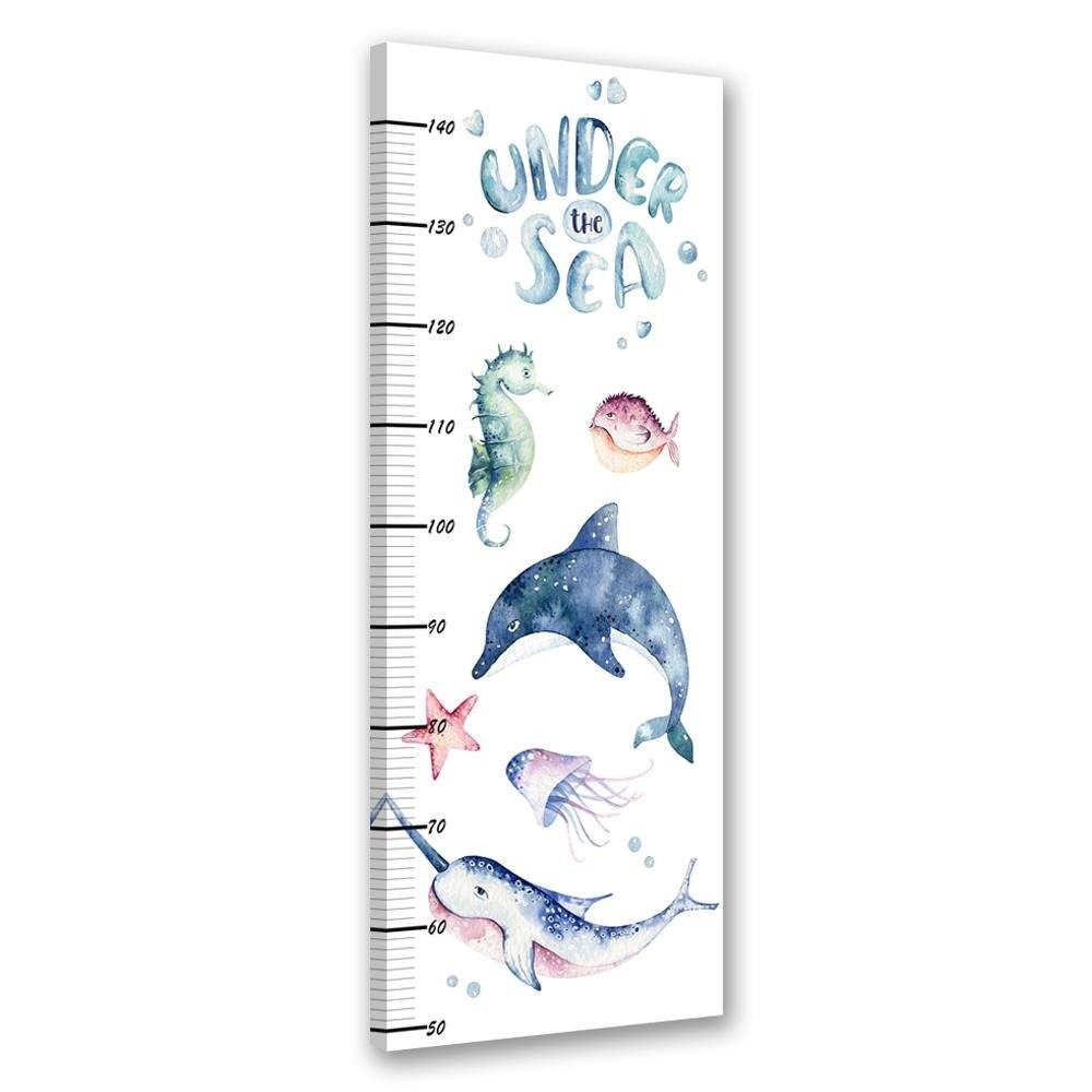 Feeby Obraz na płótnie, Miarka wzrostu, Pod wodą 40x100