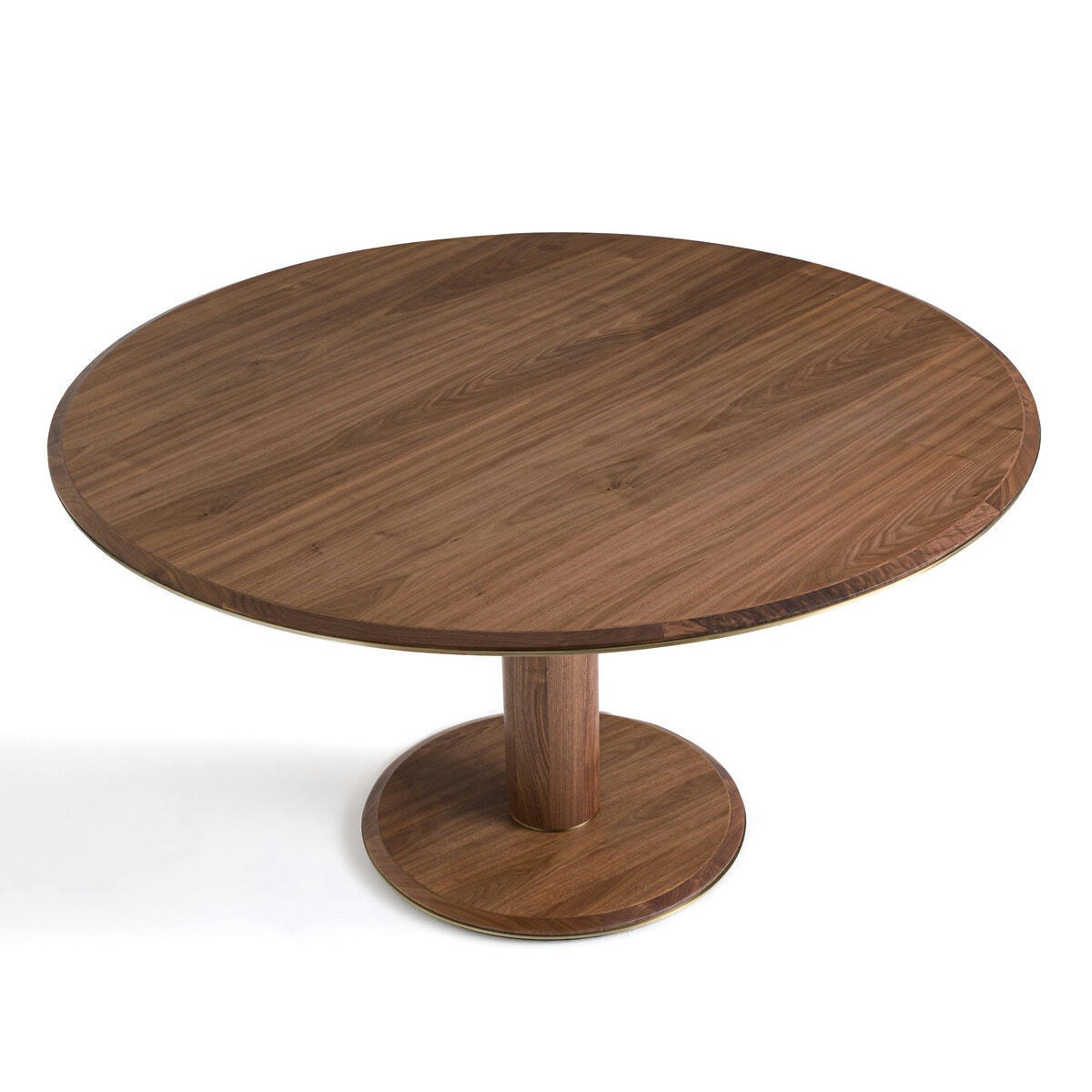 Table ronde en noyer 6 couverts, Bobeno