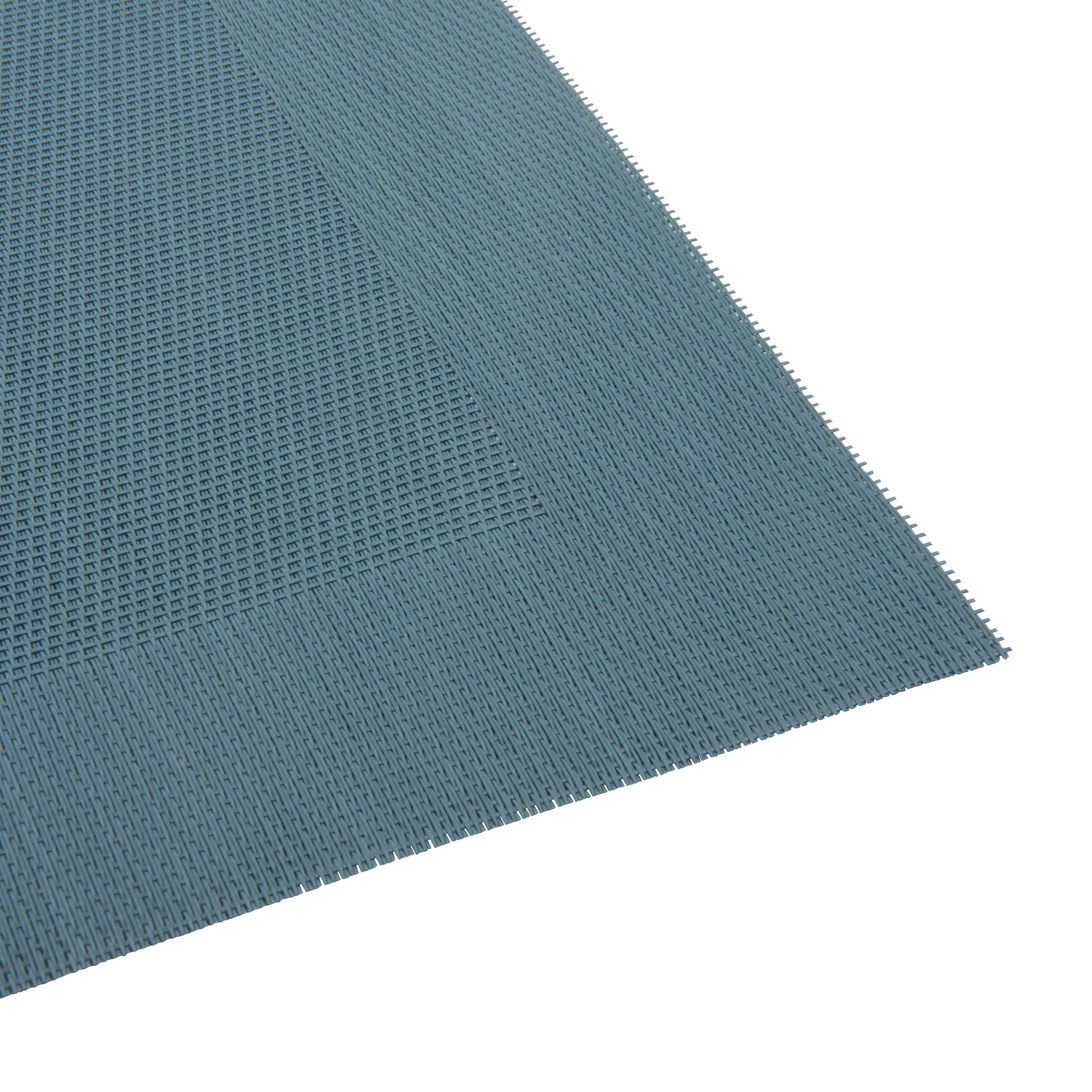 - Set de table tissé bleu canard