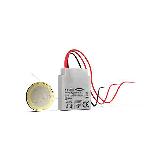 m-e modern-electronics 41385 Convertisseur radio micro pour sonnette BELL/FG, pile CR2032 incluse