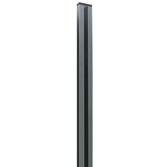 Wandanschlussprofil »Turino/Donatus«, 25x68x2000 mm (BxTxH), silberfarben, f. Turino/Donatus