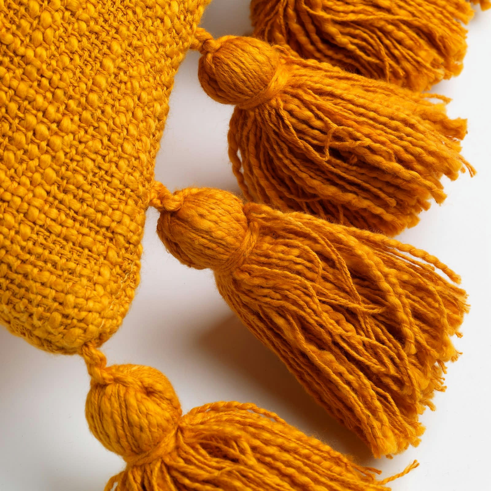 RUBY - Coussin - jaune en coton 45x45 cm uni