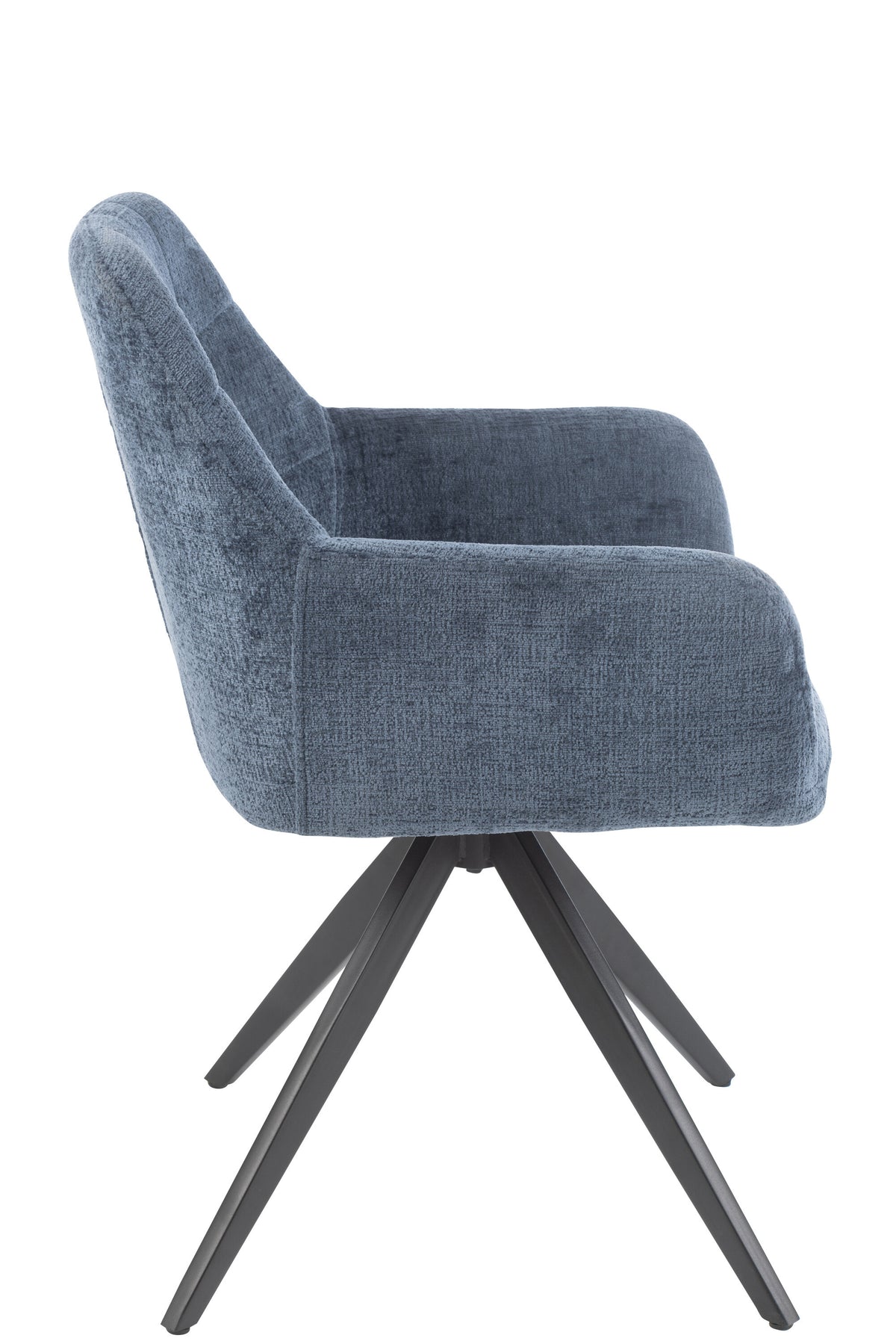 J-Line stoel Louna - ijzer/acryl - blauw