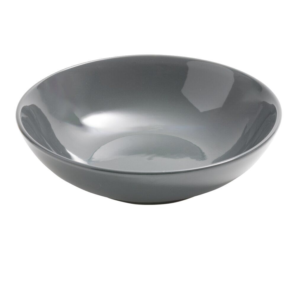 Assiette à soupe Madrid grès gris Ø20cm