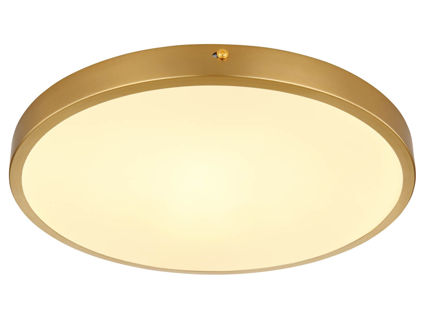 Plafon Tibey LED 35 cm metalowyzłoty